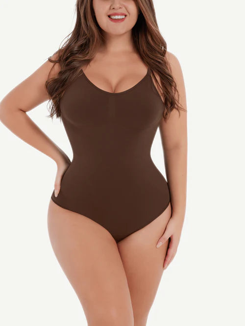 Seamless Open-Back Thong Bodysuit