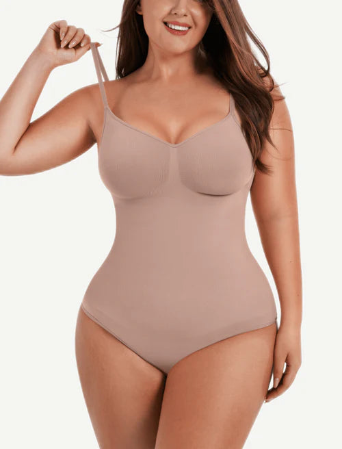 Seamless Thong Snap-In Bodysuit