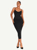 Seamless Spaghetti Strap V-Neck Midi Dress