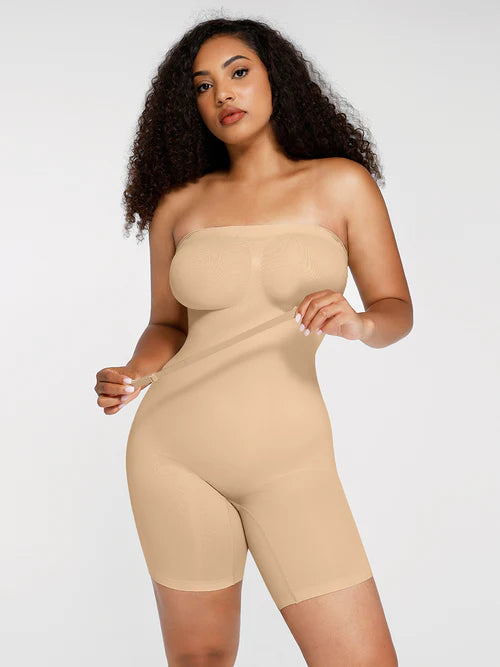 Seamless No-Strap Shaping Jumpsuit