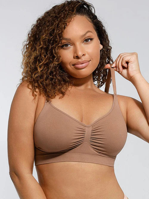 Seamless Adjustable Support Shaping Bra