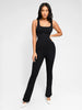 Seamless Square-Neck Flared Jumpsuit